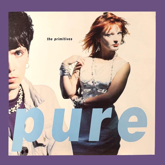 The Primitives 1989 Pure Record Store Promo Poster Flat