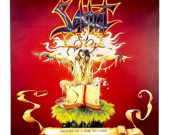 Very Rare SABBAT History of a Time To Come 1988 Record Store Promo Poster Flat