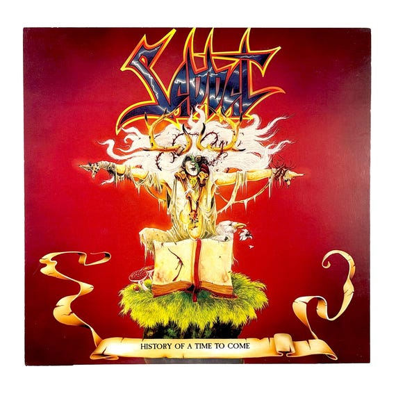 Very Rare SABBAT History of a Time To Come 1988 Record Store Promo Poster Flat