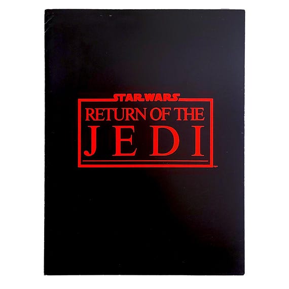 Star Wars ROTJ Cancer Gala Preview Screening Program, Original 1983 Return of the Jedi