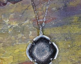 Sterling Silver Michigan Copper Firebrick Pendant Necklace
