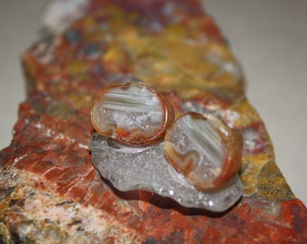 Lake Superior Agate Nodule - cut and polished