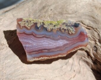 Laguna Agate End Cut 8g Face Polished