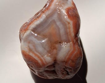 23.1g White & Orange Lake Superior Agate