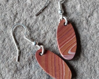 Wonderstone Rhyolite Sterling Silver Earrings