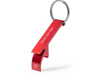 Personalised aluminium bottle opener. Engraved can opener keyring. Any wording. Groomsmen Proposal Gift.