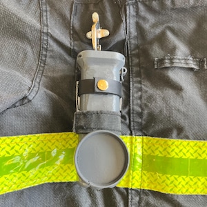 Firefighter Inverted Flashlight Holder and Laynard