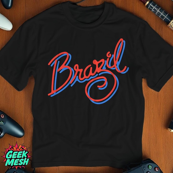 Brazil Movie Logo T-Shirt - Black Tee Inspired by Terry Gilliam's Cult Classic, Retro Sci-Fi Graphic Shirt, Dystopian Film Fan Gift
