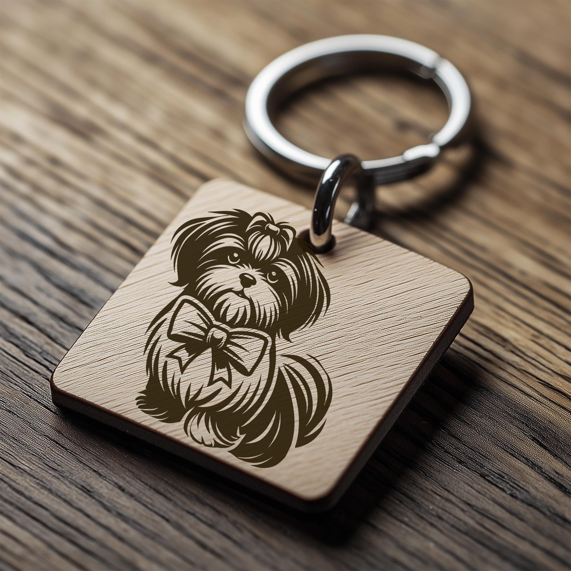 Shih Tzu SVG - Dog Laser Cut File Bundle - Line PNG Vector Clipart ...
