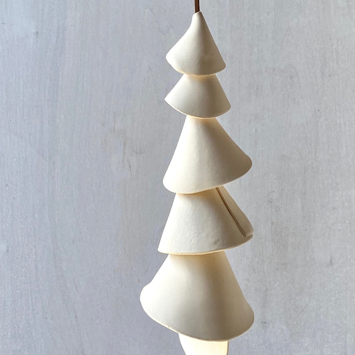 5 Tier - One White Clay- Ceramic Wind Chime -wind Chime-patio- Wedding Gift- Wabi Sabi- Bell- Gift for Her- Boyfriend Gift-bell - Etsy