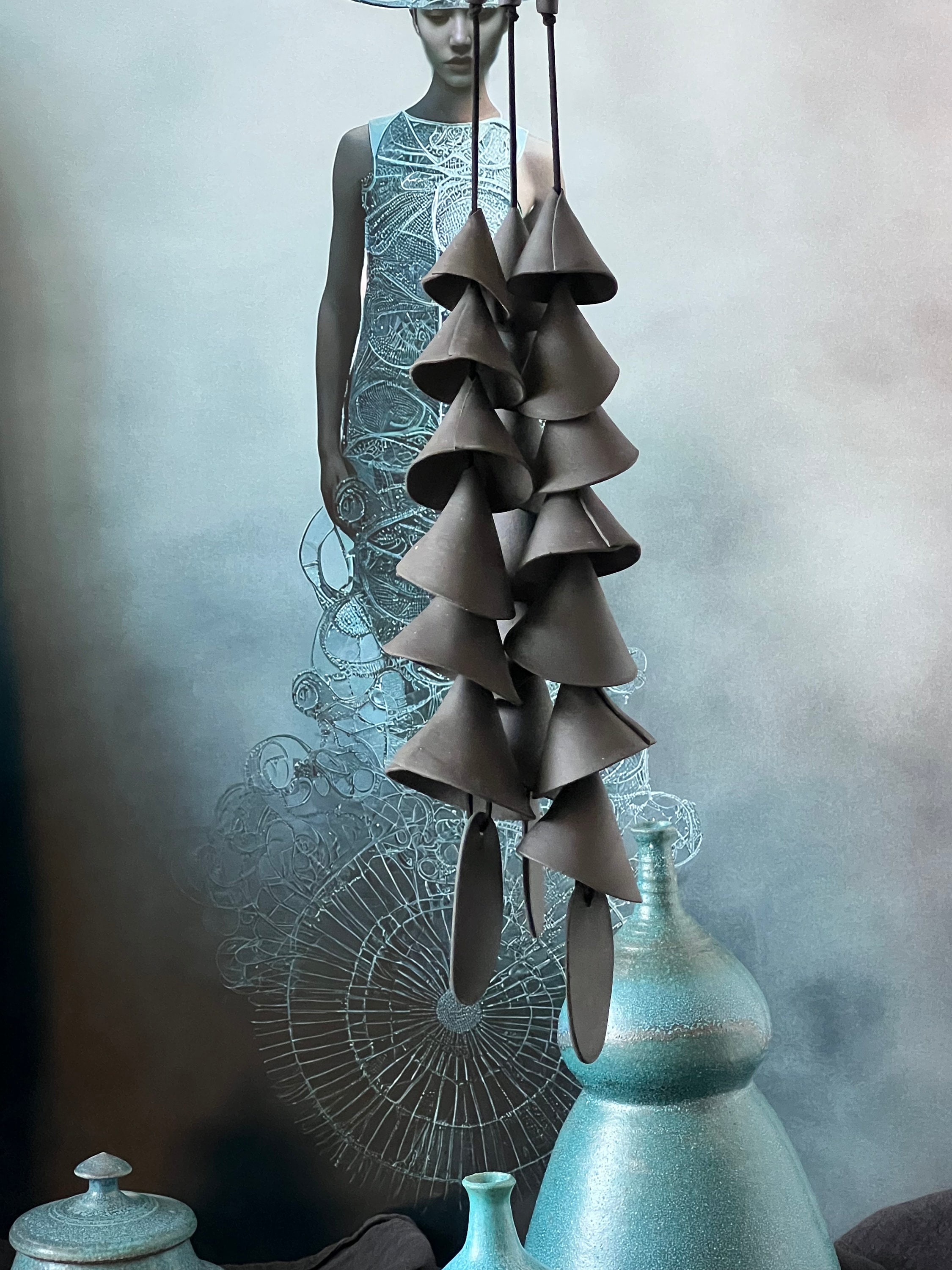 30Pcs Craft Bells, Jingle Bells Vintage Bells With Spring Hooks Hanging