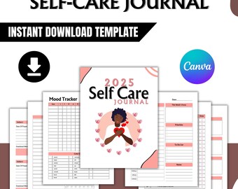 Self-Care Planer: Wellness Tracker, Gewohnheitsbildung (Digitaler Download)