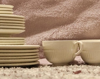 ヴィンテージ ウェッジウッド カントリーサイド プレート：1962年製 4