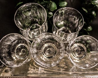 Antique Baccarat Fougère Model Sherry Glass ,antique 1916 Fougeres