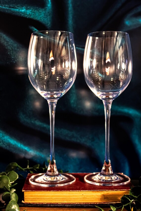 Lenox Tuscany Classics Water Goblets Set of 2, Elegant Crystal Drinkware, Perfect for Weddings & Special Occasions