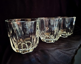 Pasabahce Topaz Old Fashioned Glasses: Elegant Barware Set of 3