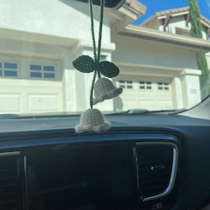 PATTERN ONLY**** Lily of The Valley Car Hanger Crochet Pattern