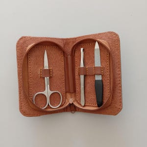 Manicure Travel Kit 1990s, Manicure Set