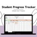 Student Progress Tracker - Editable Excel Template - Etsy