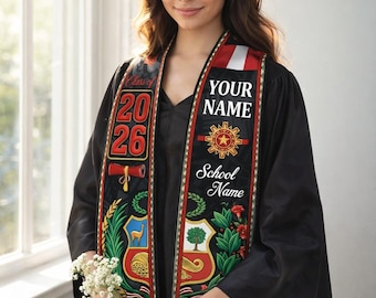 Peruansk examensstola, personligt peruanskt kulturarv för examensklassen 2026