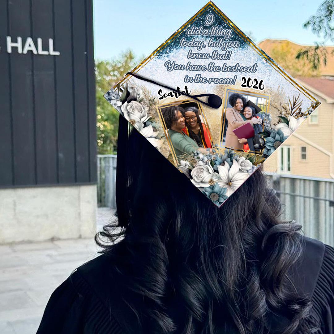 Memorial Graduation Topper Custom Photo Graduation Cap Topper: Memorial Keepsake - Etsy