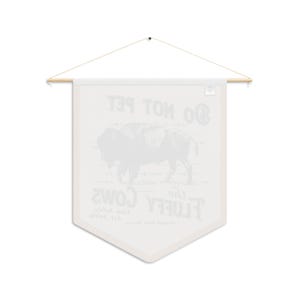 Do Not Pet The Fluffy Cow Pennant - Natural Themed Flag Decor For Livingroom, Office image 7