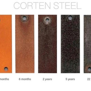 7ft Corten Steel Rain Curtain Water Fountain,Modern outdoor garden water feature.Freight & plumbing Included.Call 858-842-7100 for details. Bild 15