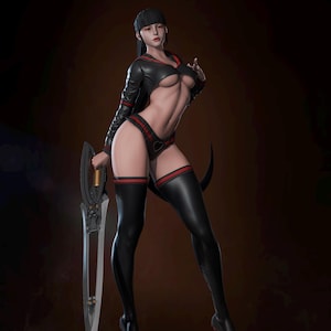 Stellar Blade Eve Painted 3d Figure Steller Blade Statue