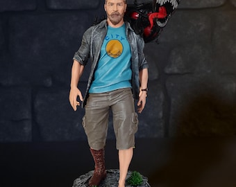 Venom Eddie Brock Figure: Hand-Painted 3D Printed Statue