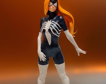Spiderwoman Julia Carpenter Painted Figure 3d Printed Figure Statue