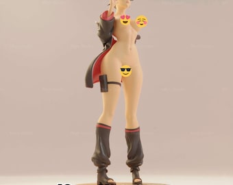 NSFW Boruto Uchiha Sarada Anime 3d Printed Figure - SFW Figure