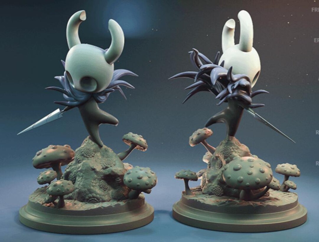 Hand-painted Hollow Knight 3D Printed Figure Statue - Etsy