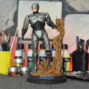 Robocop 1987 Painted 3d Printed Figure Alex James Murphy Statue