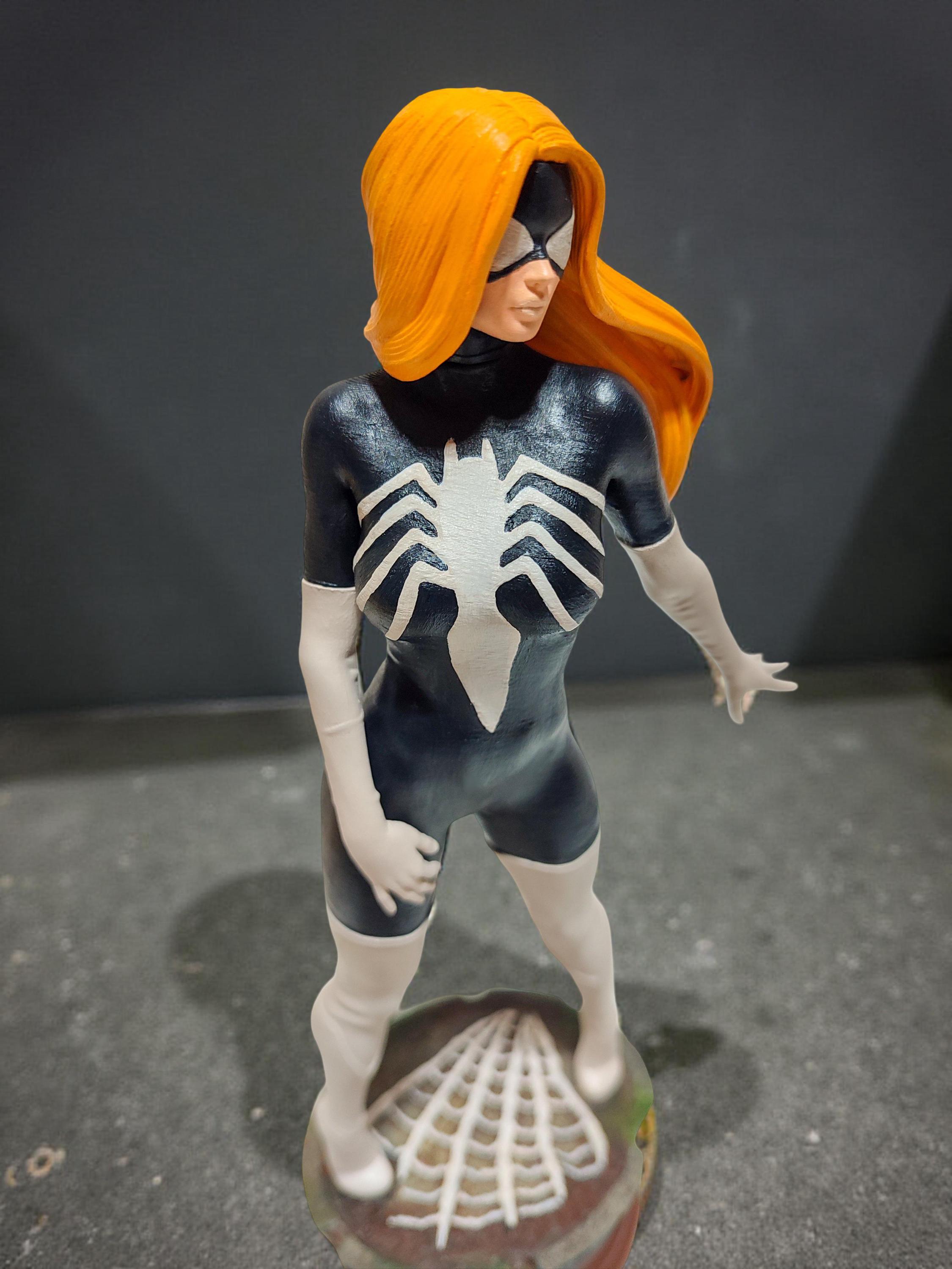 Spiderwoman Julia Carpenter Painted Figure 3d Printed Figure
