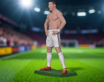 Cristiano Ronaldo Figure Cr7 3d Statue Collection Figure Fan Art
