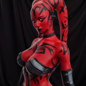 Darth Talon Statue: Hand-Painted 3D Printed Star Wars Figure