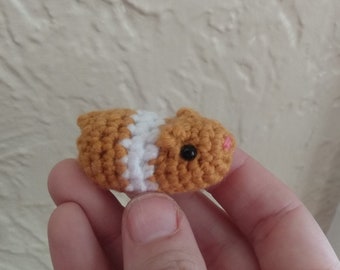 Goofy Guinea Pigs! ~ cute mini crochet plush hamster pocket pets