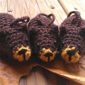 Bitty Bear Crochet Pattern team bear choose the bear mini no sew amigurumi keyring image 1