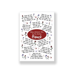 Carte de Saint-Valentin drôle de fiancé pour lui | Fiancé Saint-Valentin | Carte de Saint-Valentin grossière | Carte de Saint-Valentin drôle pour lui | Fiancé