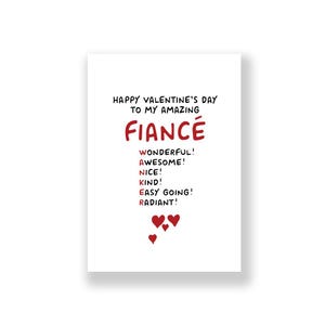 Carte de Saint-Valentin drôle | Saint-Valentin de fiancé | Carte de Saint-Valentin grossière | Carte de Saint Valentin drôle | Pour lui | pour elle | Fiancé