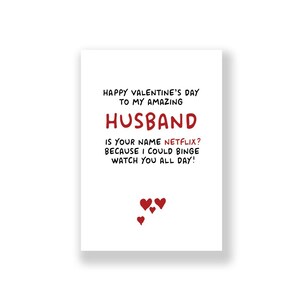 Funny Husband Valentine&#39;s Day Card | Husband Valentine&#39;s Day Card | Rude Valentines Card  | For Him | Husband Valentines Card