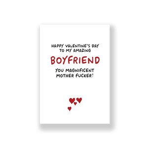 Funny Valentine&#39;s Day Card | Funny Boyfriend Valentine&#39;s Day | Rude Valentines Card | Valentines Day Card For Him | Boyfriend