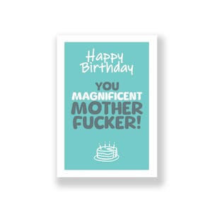 Funny Birthday Card | Funny Happy Birthday Card | Rude Birthday card