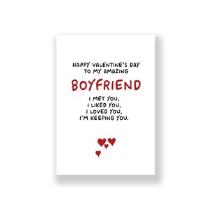 Funny Valentine&#39;s Day Card | Funny Boyfriend Valentine&#39;s Day | Rude Valentines Card | Valentines Day Card For Him | Boyfriend