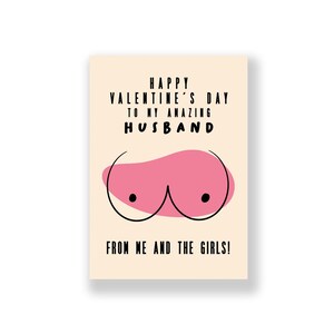 Tarjeta divertida de San Valentín para el esposo / Tarjeta de San Valentín para el esposo / Tarjeta de San Valentín grosera / Para él / Tarjeta de San Valentín para el esposo