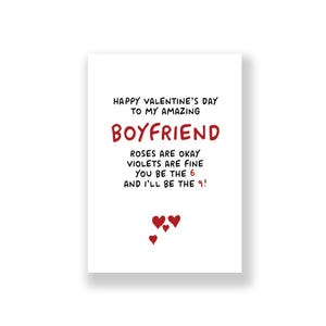 Funny Valentine&#39;s Day Card | Funny Boyfriend Valentine&#39;s Day | Rude Valentines Card | Valentines Day Card For Him | Boyfriend