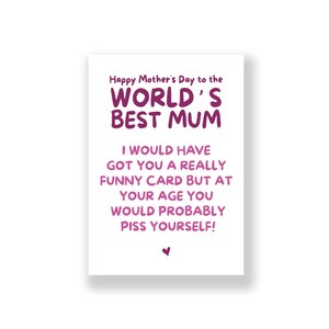 Funny Mother&#39;s Day Card | Cheeky Mother&#39;s Day Card | Rude Mother&#39;s Day Card | Happy Mother&#39;s Day | Mum Card | Mother Card