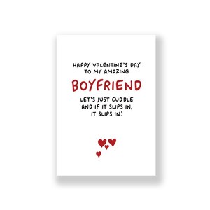 Funny Valentine&#39;s Day Card | Funny Boyfriend Valentine&#39;s Day | Rude Valentines Card | Valentines Day Card For Him | Boyfriend