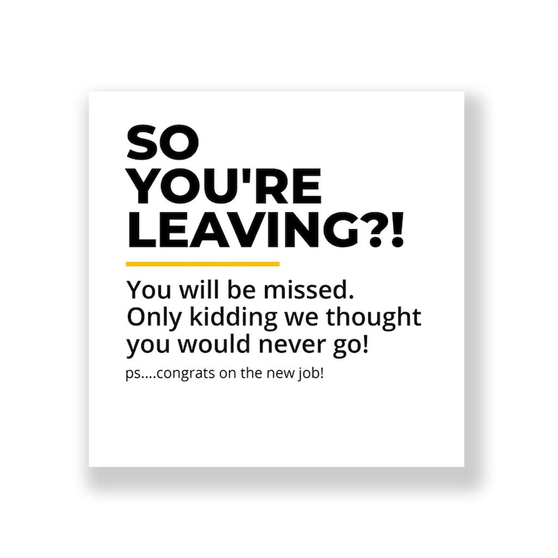 Funny Leaving Card For Friends - Sh*t Without You - Sorry You're Leaving Card For New Job. Work Colleague When Retire Or New Role. Good Luck In Your New Job - View #5