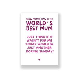 Funny Mother&#39;s Day Card | Cheeky Mother&#39;s Day Card | Rude Mother&#39;s Day Card | Happy Mother&#39;s Day | Mum Card | Mother Card